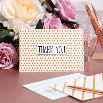 Juvale 48 Pack Thank You Cards With Envelopes, All Occasion, Blank Greeting Cards Bulk Set, 6 Designs, 4 X 6 In 2 Juvale 48 Pack Thank You Cards With Envelopes, All Occasion, Blank Greeting Cards Bulk Set, 6 Designs, 4 X 6 In - Image 2