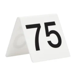 Set Of 25 Acrylic Table Numbers For Wedding Reception, Plastic Tent Cards Numbered 51-75 For Restaurants, Banquets (3 X 2.75 X 2.5 In) 5 Set Of 25 Acrylic Table Numbers For Wedding Reception, Plastic Tent Cards Numbered 51-75 For Restaurants, Banquets (3 X 2.75 X 2.5 In) -Juvale GUEST d7ffa90f 7a11 43e8 b460 9579e32aec2b