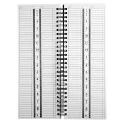 Juvale 200 Page Salon Appointment Book For Hair Stylist, Undated, Daily Planner, Hourly Spiral Book, Marble Design, 2 Columns, 14 X 5 In -Juvale GUEST d8647ae1 9ccb 464f a2e7 ae987ae52903