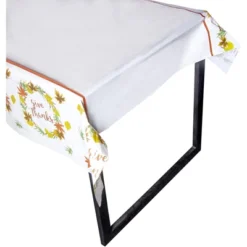 Juvale 3 Pack Thanksgiving Plastic Tablecloth, Give Thanks Autumn Leaf Design (54 X 108 In) 7 Juvale 3 Pack Thanksgiving Plastic Tablecloth, Give Thanks Autumn Leaf Design (54 X 108 In) -Juvale GUEST daf101e9 6f6b 4b7d a93a ad78da46b917