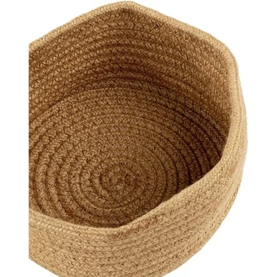Juvale 2 Pack Round Hemp Rope Baskets, Decorative Woven Storage Basket Bins Hampers For Toy, Blanket - 2 Sizes, Brown 3 Juvale 2 Pack Round Hemp Rope Baskets, Decorative Woven Storage Basket Bins Hampers For Toy, Blanket - 2 Sizes, Brown - Image 3