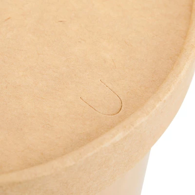 Juvale 36-Pack Kraft Disposable Soup Containers With Lids, 16 Oz To Go Containers For Meal Prepping, Catering, For Hot And Cold Foods, 4x4 In 5 Juvale 36-Pack Kraft Disposable Soup Containers With Lids, 16 Oz To Go Containers For Meal Prepping, Catering, For Hot And Cold Foods, 4x4 In - Image 5