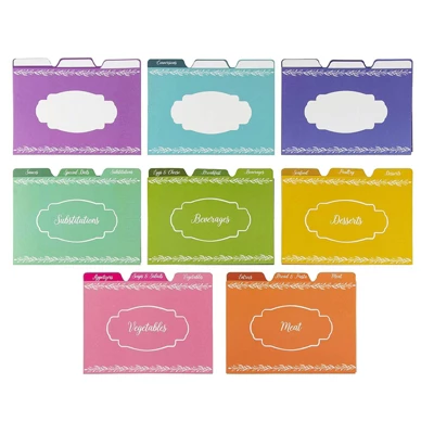 Juvale Wooden Recipe Box With 60 4x6 Cards, 24 Dividers With Tabs, And Meat, Veggie, Dessert, Beverage, Substitution, And Blank Sections, 7x5x5 In 7 Juvale Wooden Recipe Box With 60 4x6 Cards, 24 Dividers With Tabs, And Meat, Veggie, Dessert, Beverage, Substitution, And Blank Sections, 7x5x5 In - Image 7