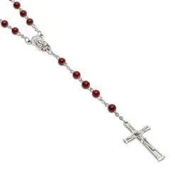 Juvale 12 Pack Rosary Beads, Catholic For Women Men, Assorted Crucifix Pendant Designs (6 Colors) -Juvale GUEST e59603f1 087d 4179 b465 e0e0c0c4d88e