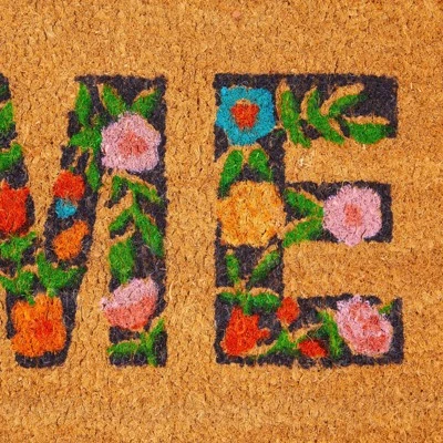 Juvale Nonslip Coco Coir Front Welcome Door Mat, Home Indoor Outdoor Doormat Rug, 17x30 In 5 Juvale Nonslip Coco Coir Front Welcome Door Mat, Home Indoor Outdoor Doormat Rug, 17x30 In - Image 5