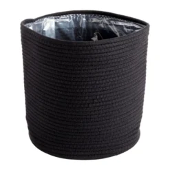 Juvale 2 Pack Decorative Woven Planter Basket With Plastic Liner For Outdoor, Indoor, Floor, Plants, Storage, Black, 10 X 11 In 13 Juvale 2 Pack Decorative Woven Planter Basket With Plastic Liner For Outdoor, Indoor, Floor, Plants, Storage, Black, 10 X 11 In -Juvale GUEST e6f11575 1663 4e50 b230 f438df323f28
