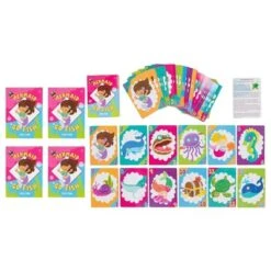 Go Fish Card Game - 4 Decks Of 48 Cards Each, Classic Card Games For Kids, Mermaid Design -Juvale GUEST e70af5e4 a468 48d8 add1 7f7aec28a415