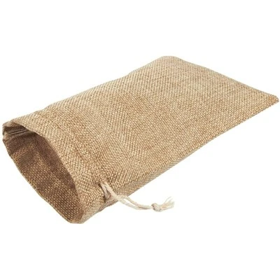 24 Pieces Burlap Jewelry Pouches With Drawstring, Reusable Natural Burlap Gift Bags For DIY Crafts And Wedding Party Favor 3 24 Pieces Burlap Jewelry Pouches With Drawstring, Reusable Natural Burlap Gift Bags For DIY Crafts And Wedding Party Favor - Image 3