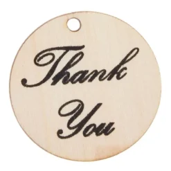 Juvale 100-Pack Thank You Wood Tags With Twine For Wedding And Baby Shower Themed Party Favors, 1.5 Inches -Juvale GUEST e9ba4a16 42c7 45f5 92ee 58c58228406f