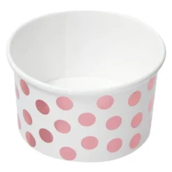 Juvale 50 Pack Paper Ice Cream Cups For Frozen Yogurt, Disposable Dessert Bowls With Rose Gold Foil Polka Dots, 8 Oz 13 Juvale 50 Pack Paper Ice Cream Cups For Frozen Yogurt, Disposable Dessert Bowls With Rose Gold Foil Polka Dots, 8 Oz -Juvale GUEST eb8cbeeb 3f4d 4a32 a6fc 2beae6874d3e