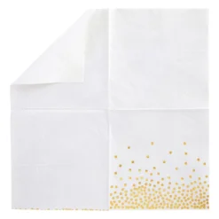 Blue Panda 100 Pack Disposable White And Gold Cocktail Napkins For Wedding Reception, Bridal Shower, 5 X 5 In, 3-Ply 7 Blue Panda 100 Pack Disposable White And Gold Cocktail Napkins For Wedding Reception, Bridal Shower, 5 X 5 In, 3-Ply -Juvale GUEST ec631020 1f95 4ef0 bc9a d4f926d3de1e