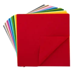 Juvale 50 Pack Felt Fabric Sheets For Crafts, Sewing, Party Decorations, 8x8" (20x20cm, 25 Rainbow Colors) -Juvale GUEST ec87e2d3 dac6 4b3f b170 4ea5716f1bc1