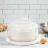 Juvale Round Cake Carrier With Lid And Handle For 10-Inch Desserts (12 X 5.9 In)
