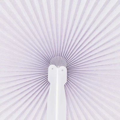 Juvale 60 Pack Large Paper Folding Hand Fan Handheld Fan For Men And Women, Plain White 10" 5 Juvale 60 Pack Large Paper Folding Hand Fan Handheld Fan For Men And Women, Plain White 10" - Image 5