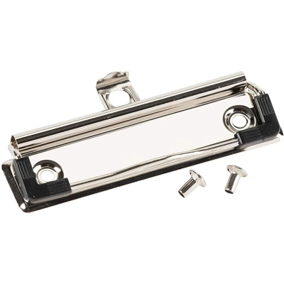 20-Pack Mountable Metal Clips With Rubber Feet For Customize Clipboard, Silver, 3.9 X 1.2" 4 20-Pack Mountable Metal Clips With Rubber Feet For Customize Clipboard, Silver, 3.9 X 1.2" - Image 4