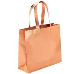 Juvale 24 Pack Rose Gold Holographic Large Grocery Tote Bag With Handles For Boutique, Small Business, 13.8 X 11.8 X 4.72 Inches -Juvale GUEST f4280815 31da 450f b204 fd86542a5816
