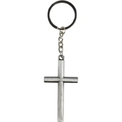 Juvale 12 Pack Metal Cross Keychains, Jesus Key Rings, Religious Door, Car, Key Holders For Easter, Baptism, Funeral Favors, Silver, Copper, Gold -Juvale GUEST f4921360 a75c 4f1f a653 6aae6dc64a0c