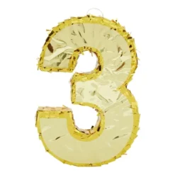 Juvale Number 3 Gold Foil Party Pinata For Third 3rd Birthday, Centerpiece Decoration 11.1 X 2.9 X 16.1 In 10 Juvale Number 3 Gold Foil Party Pinata For Third 3rd Birthday, Centerpiece Decoration 11.1 X 2.9 X 16.1 In -Juvale GUEST fb8b4405 e00b 41f5 a9a2 13a637e4bfa3