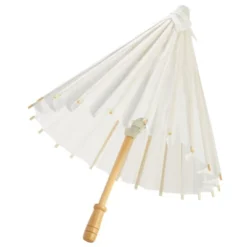 Juvale 6 Pack Small Parasol Paper Umbrellas For Decorations For Kids, Cocktail Party Decor, DIY Crafts, Sun Parasols Photo Props, White, 16 In 14 Juvale 6 Pack Small Parasol Paper Umbrellas For Decorations For Kids, Cocktail Party Decor, DIY Crafts, Sun Parasols Photo Props, White, 16 In -Juvale GUEST fbb1b11e eca8 4fef 9220 32c56de00fcb