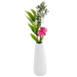 Juvale Set Of 6 White Ceramic Bud Vases For Flowers, Centerpieces, Home Decor, 1 X 6 In -Juvale GUEST fd273e8d d6d6 4865 84d8 2d2f1a9bb1c9