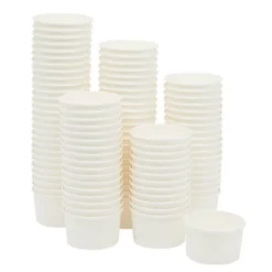 Juvale 100 Pack Disposable Ice Cream Sundae Cups For Frozen Dessert, Yogurt, Fruit Cocktails, 8 Oz -Juvale GUEST fe273690 6204 4012 be07 48b3f7421f19