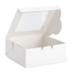 Juvale 50 Pack 6x6 Bakery Boxes With Window For Desserts, Treat Containers For Cupcakes, Pastries, Cookies (White) -Juvale GUEST fedc5e3f 0ebf 47be 8de7 6f5af9d54470