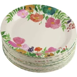 Juvale 80-Pack Floral Watercolor Flowers Disposable Paper Plates 9" Party Supplies 7 Juvale 80-Pack Floral Watercolor Flowers Disposable Paper Plates 9" Party Supplies -Juvale GUEST ff367227 5aea 4c91 aa53 a55acaea531f